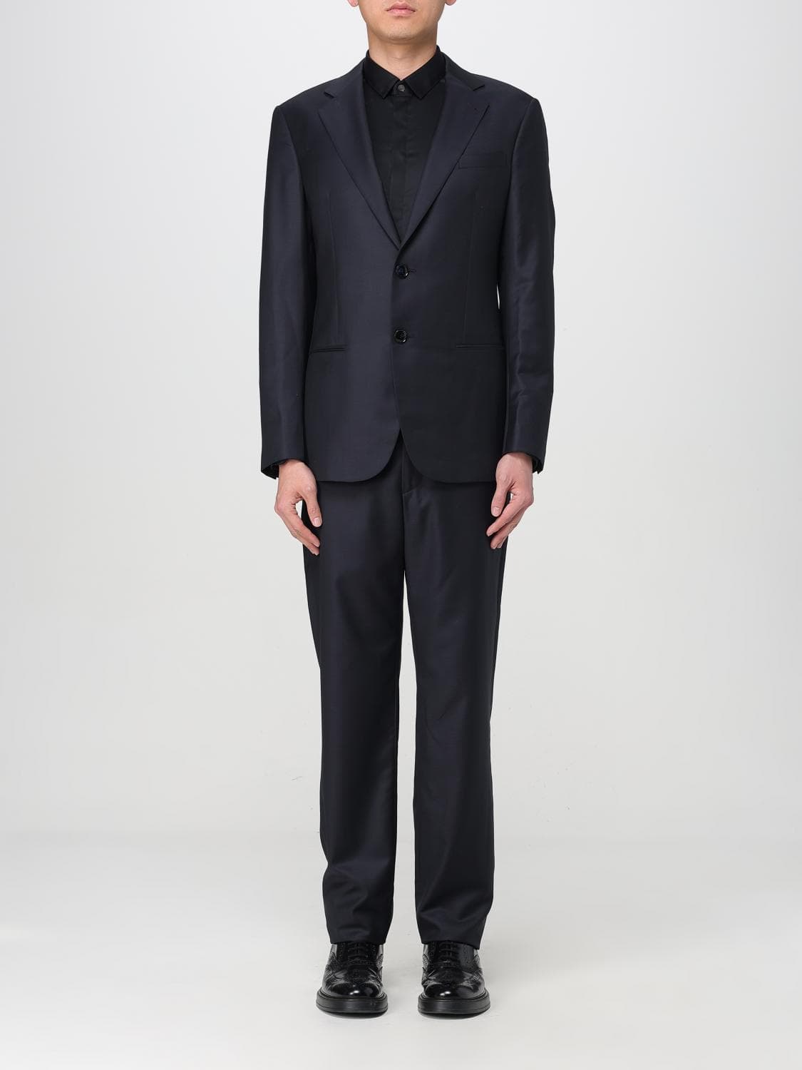 Giorgio Armani Suit Men color Blue
