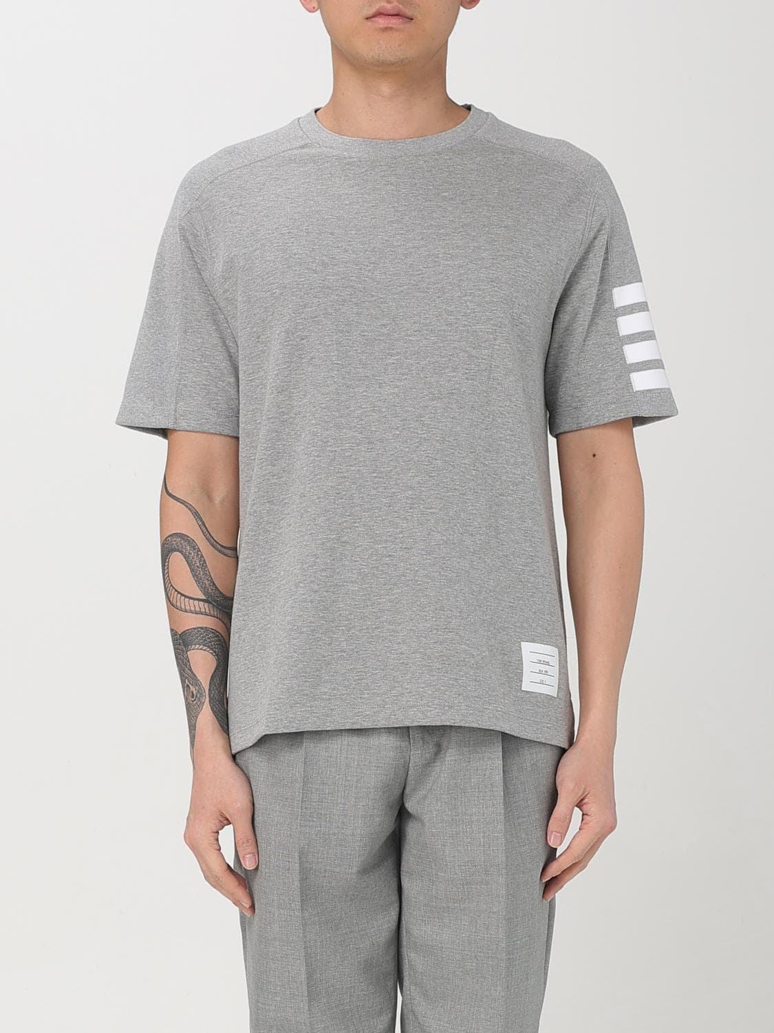 Thom Browne T-Shirt Men color Grey