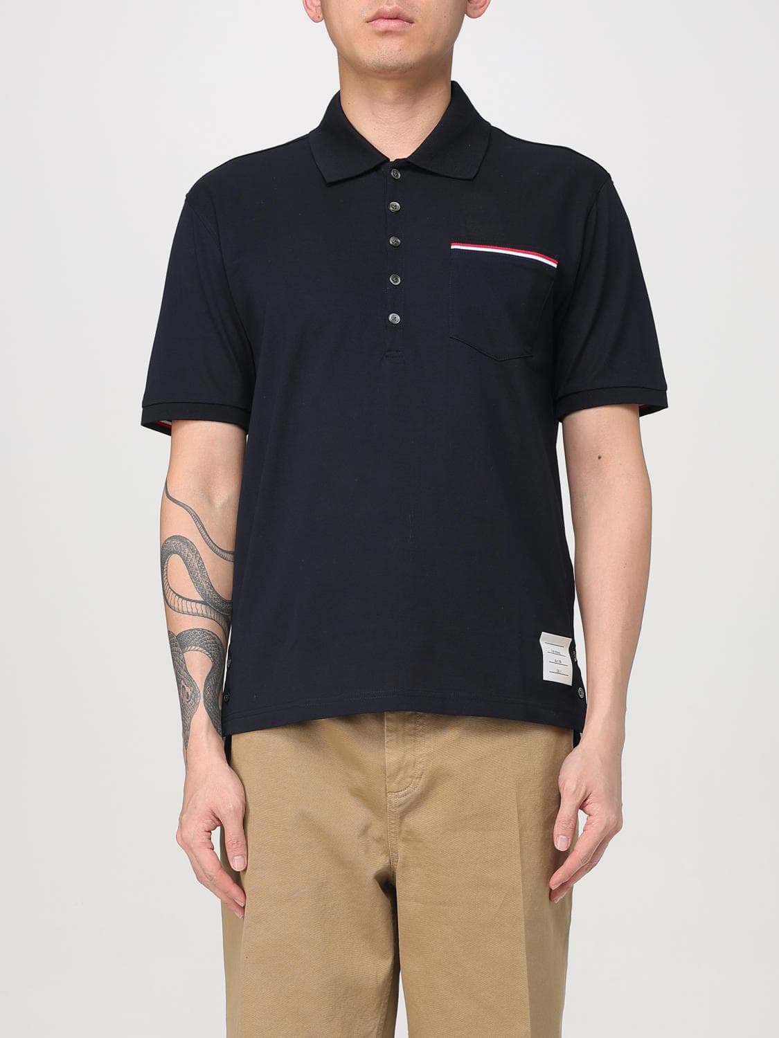 Thom Browne Polo Shirt Men color Navy