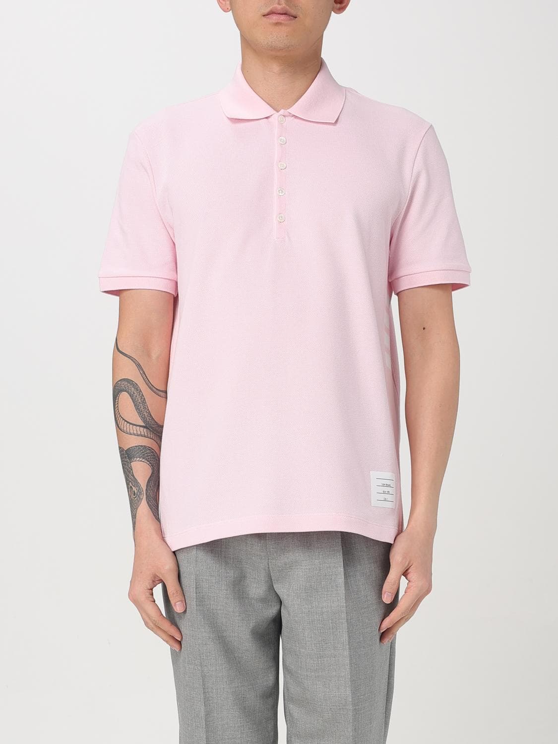 Thom Browne Polo Shirt Men color Pink