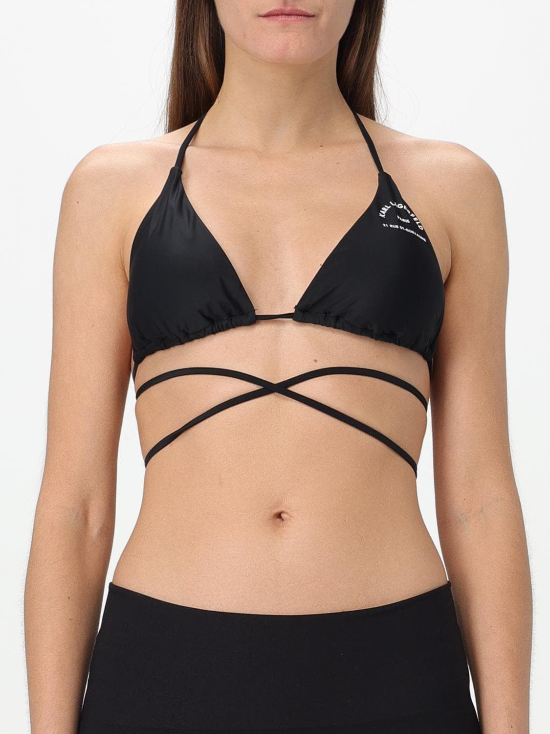 Karl Lagerfeld Swimsuit Woman color Black