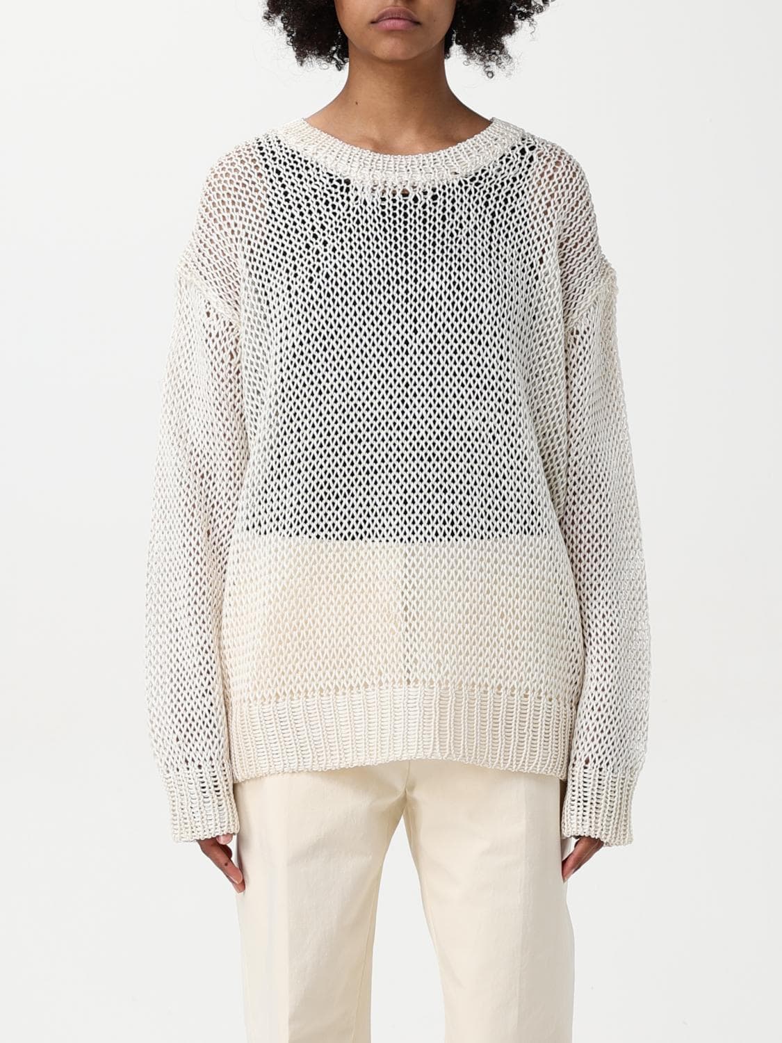 Jil Sander Sweater Woman color White