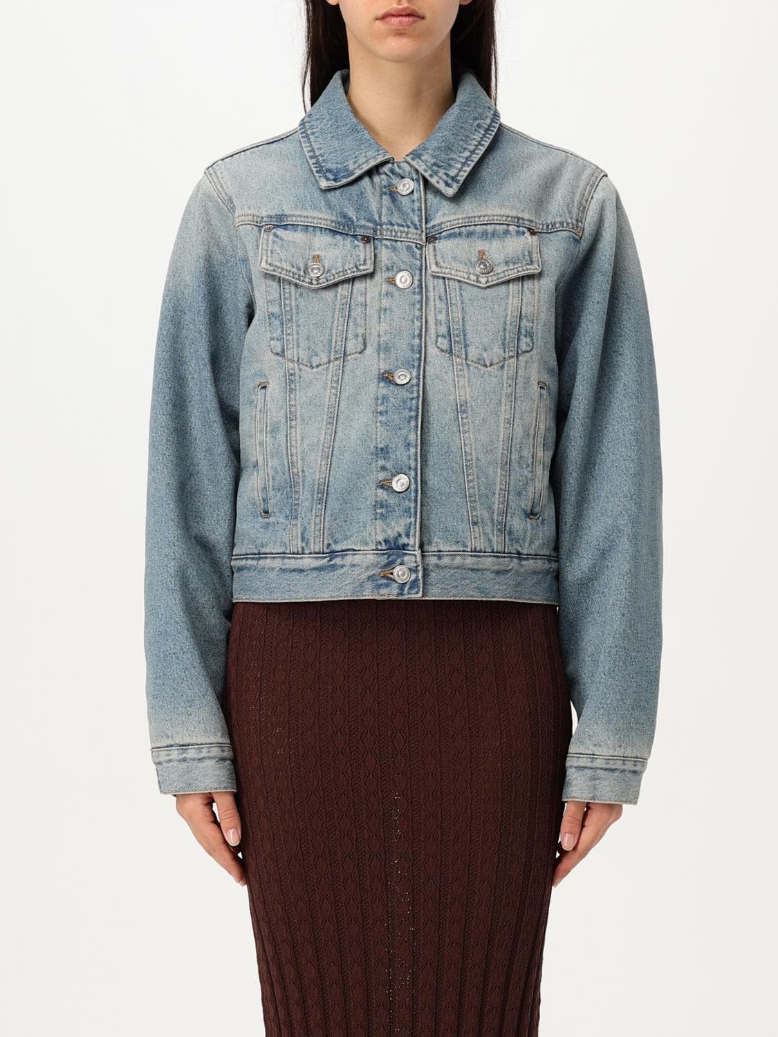 Victoria Victoria Beckham Jacket Woman color Blue · 8