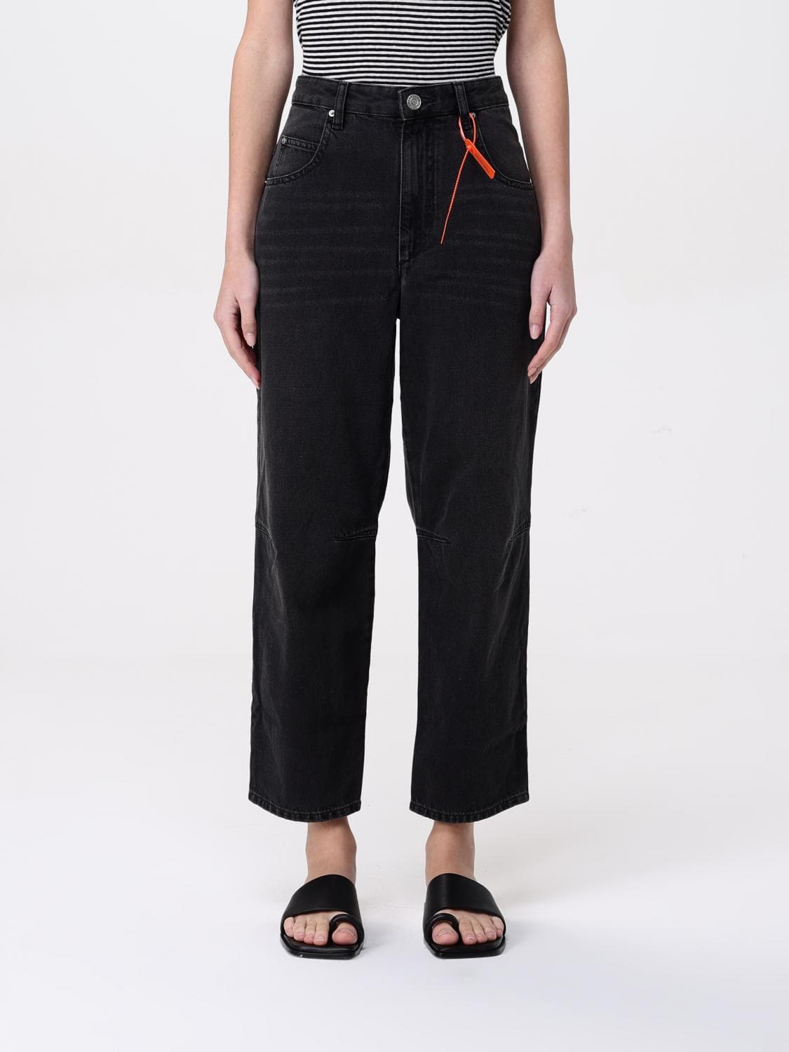 Isabel Marant Etoile Jeans Woman color Black