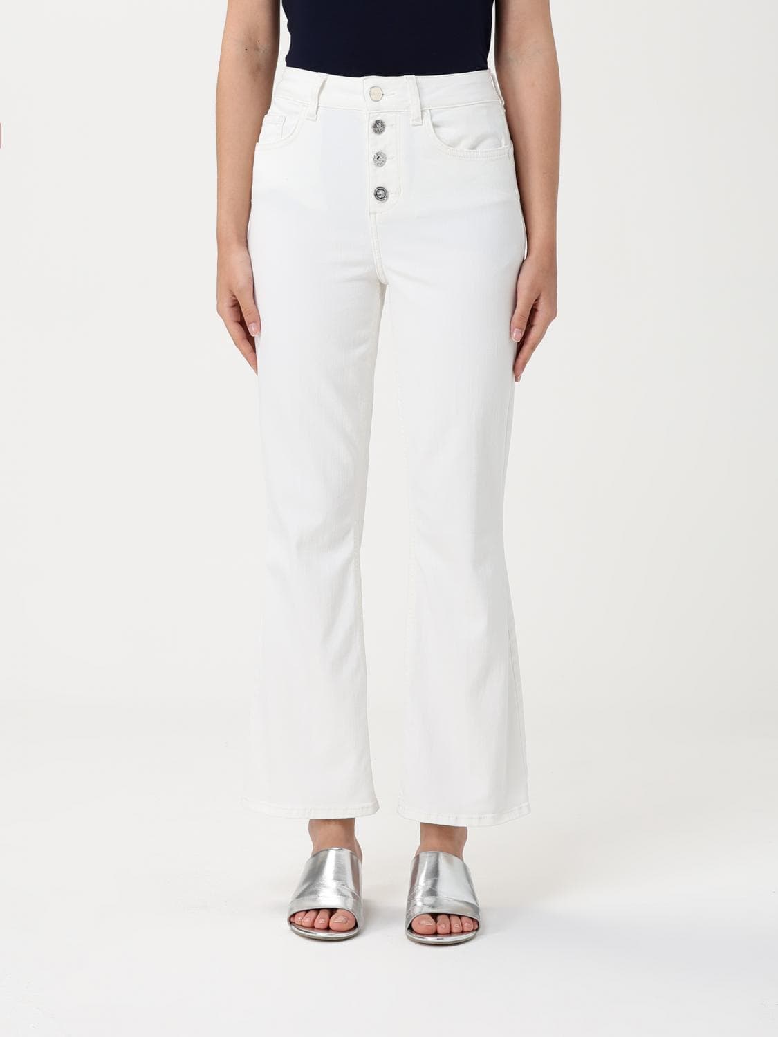 Liu Jo Pants Woman color White