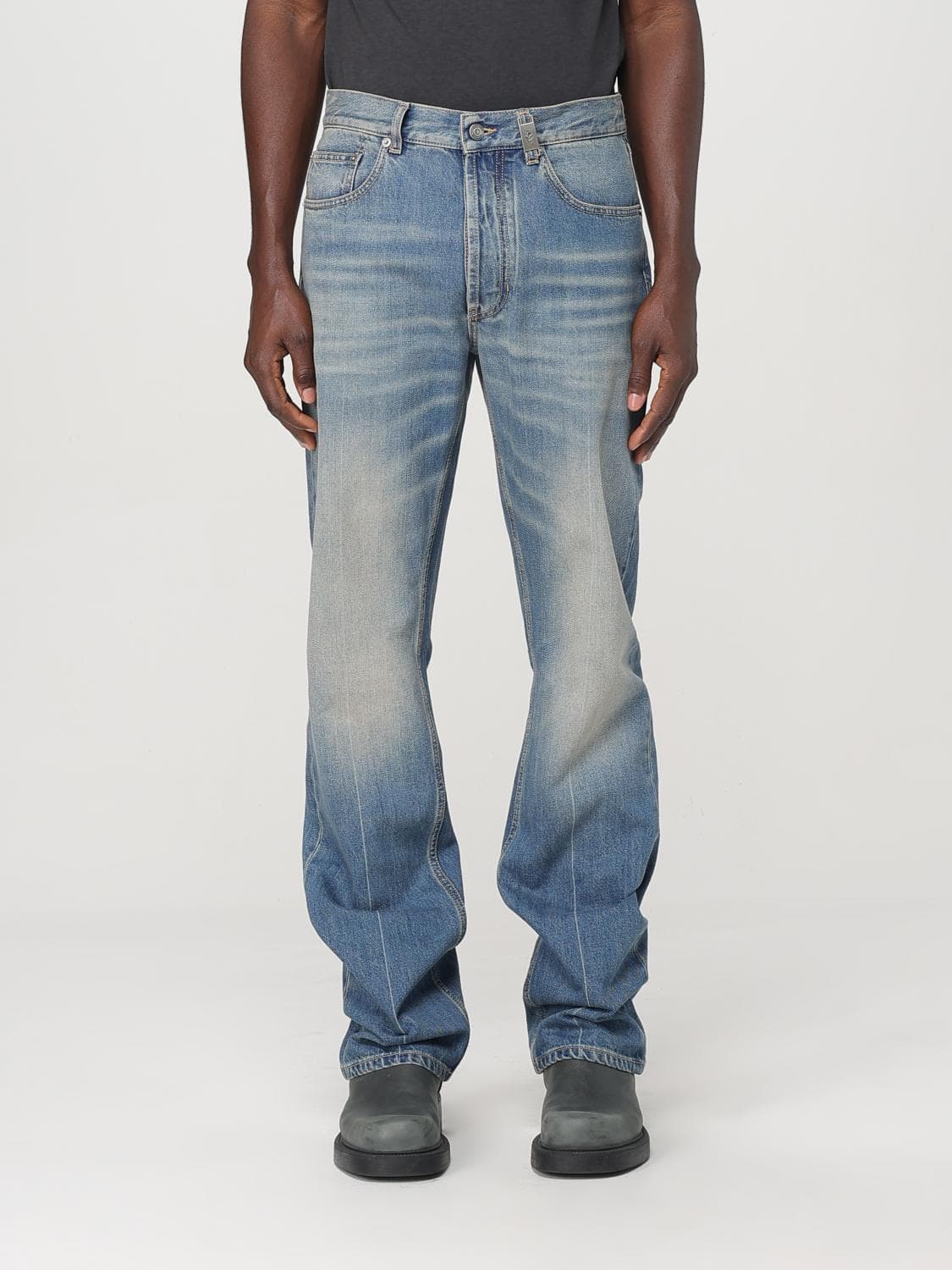 Mcqueen Jeans Men color Blue