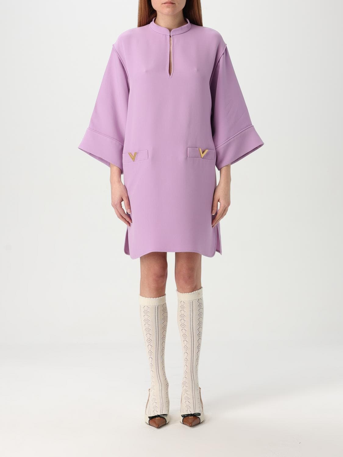 Valentino Dress Woman color Lavander