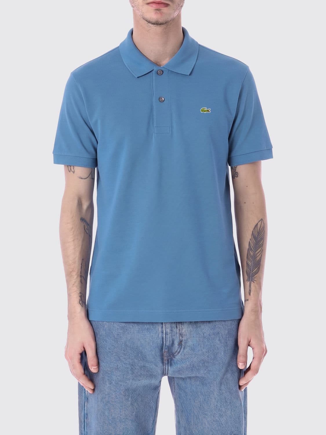 Lacoste Polo Shirt Men color Blue 2