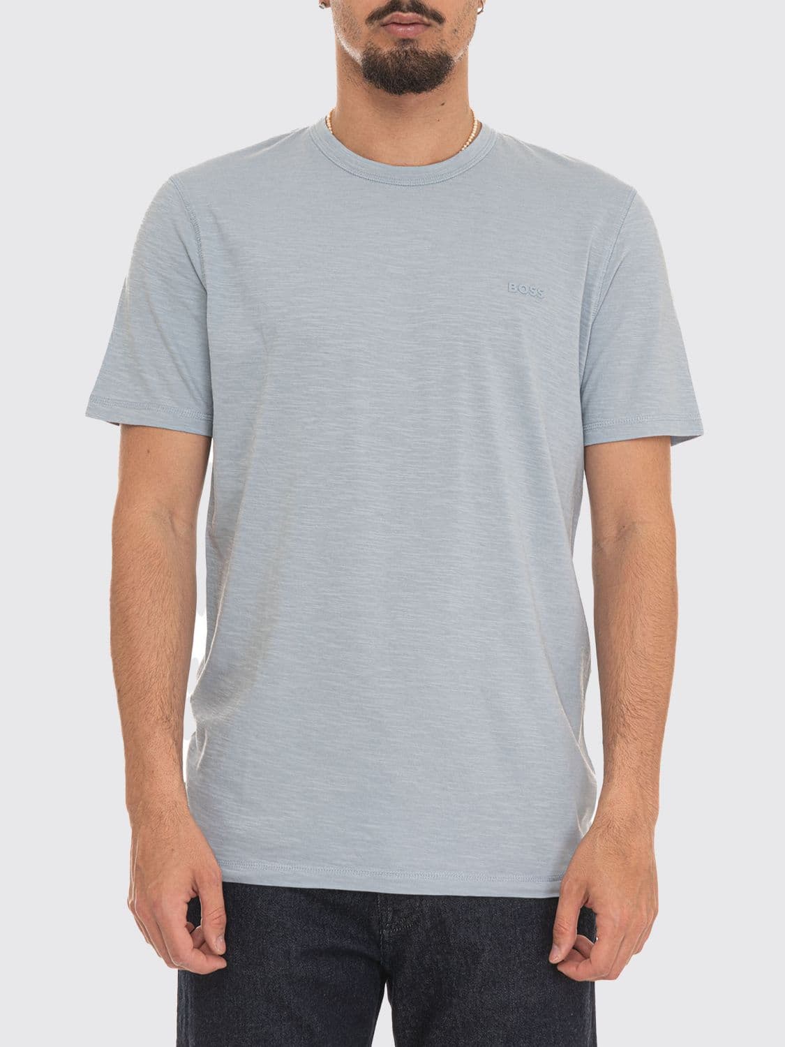 Boss T-Shirt Men color Sky Blue