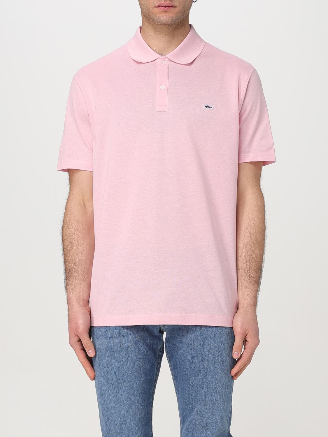 Paul & Shark Polo Shirt Men color Pink