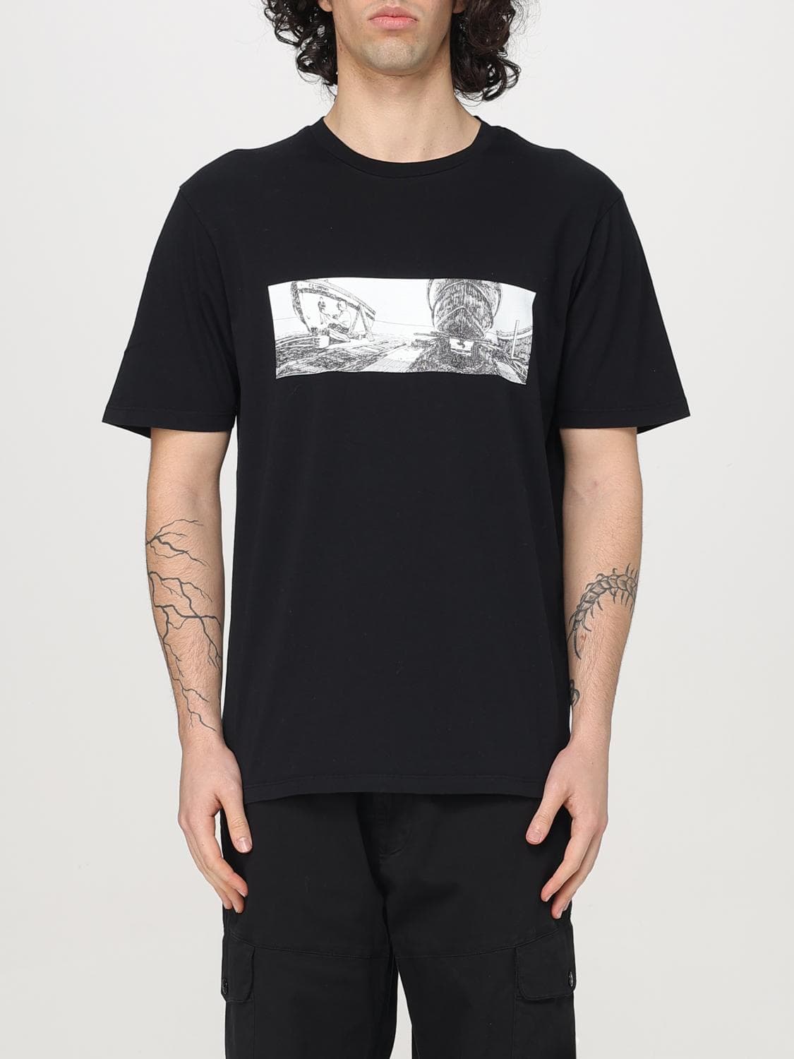 C.p. Company C. P. COMPANY T-Shirt Men color Black