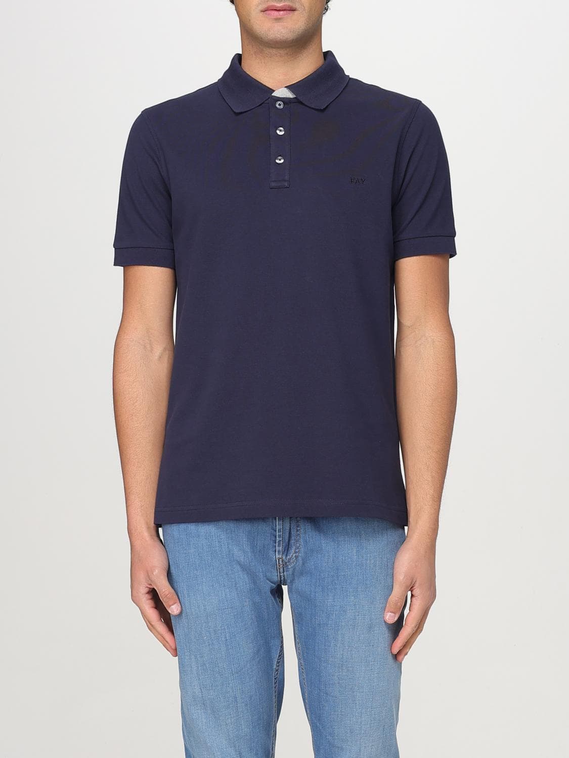 Fay Polo Shirt Men color Blue