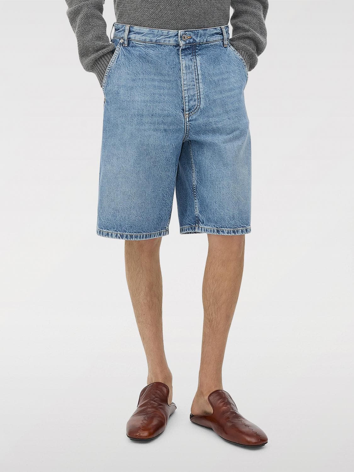 Bottega Veneta Shorts Men color Blue