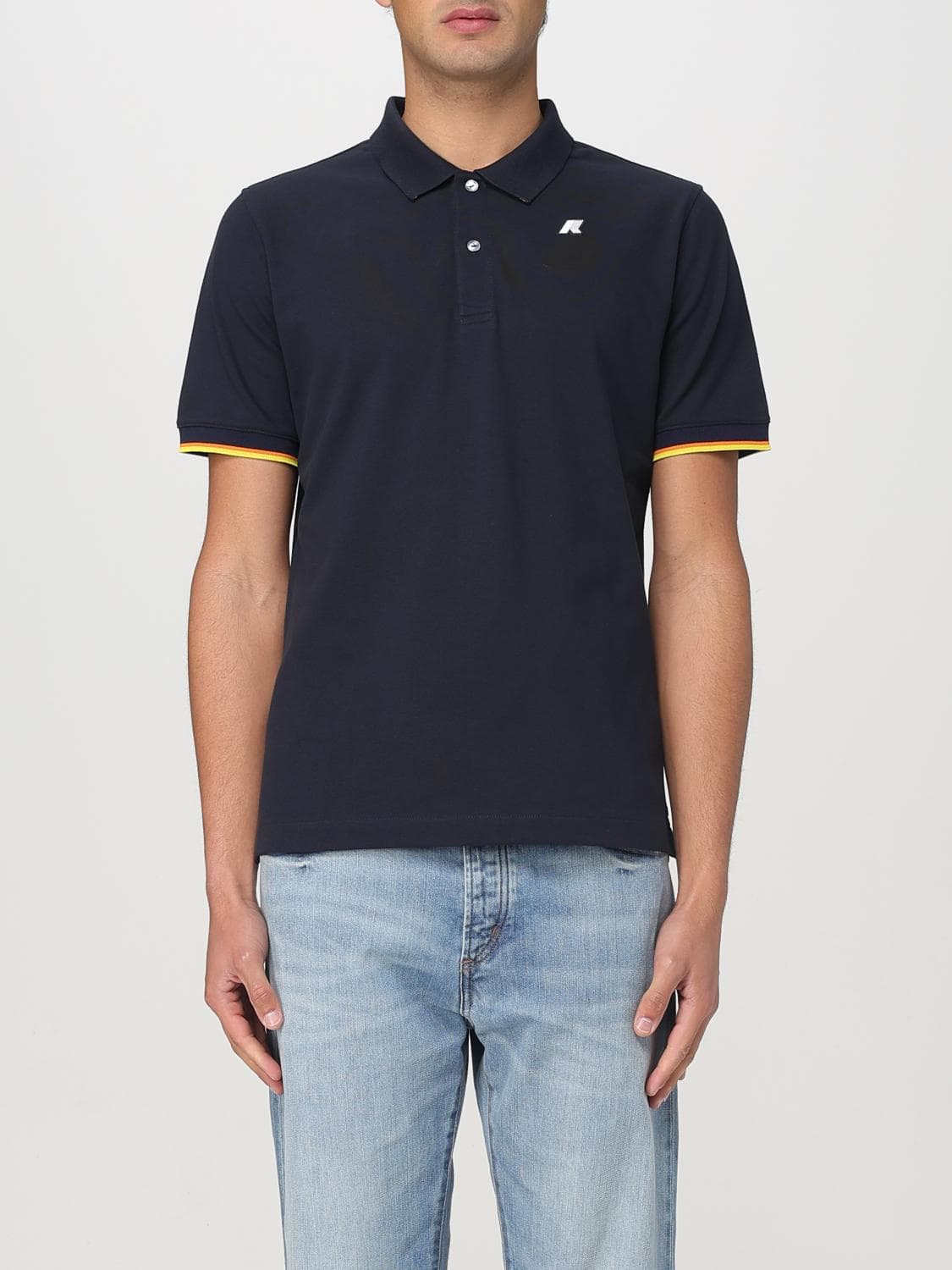 K-Way Polo Shirt Men color Blue