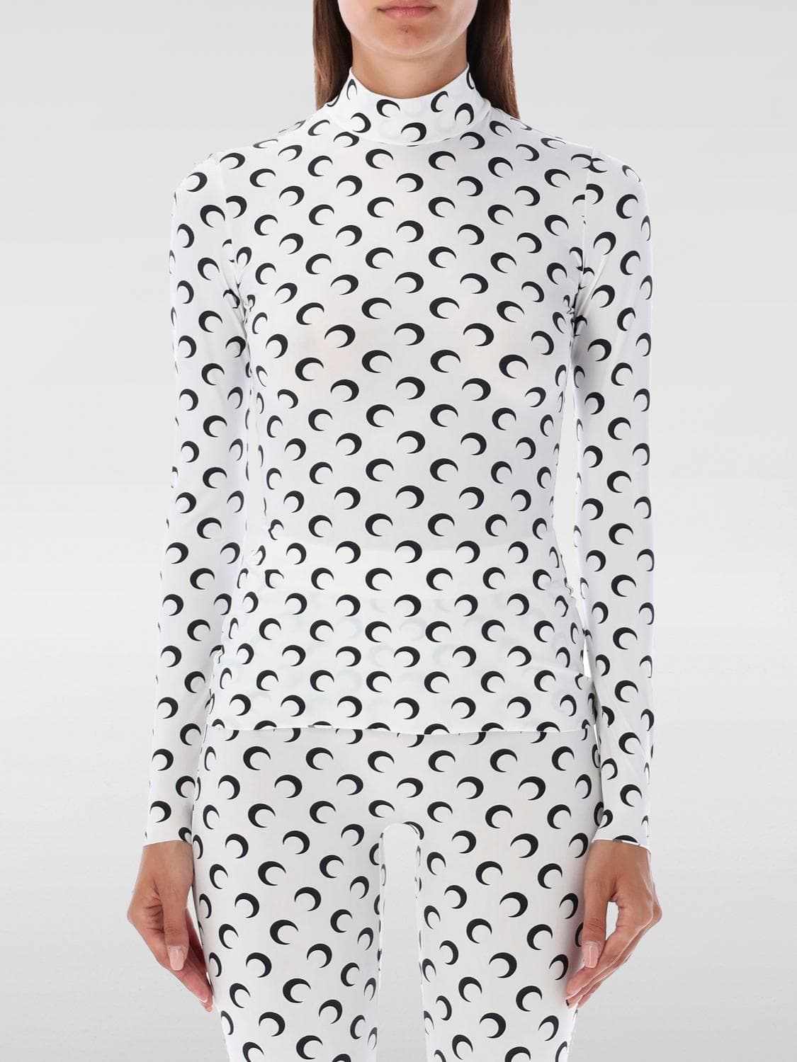 Marine Serre Top Woman color White