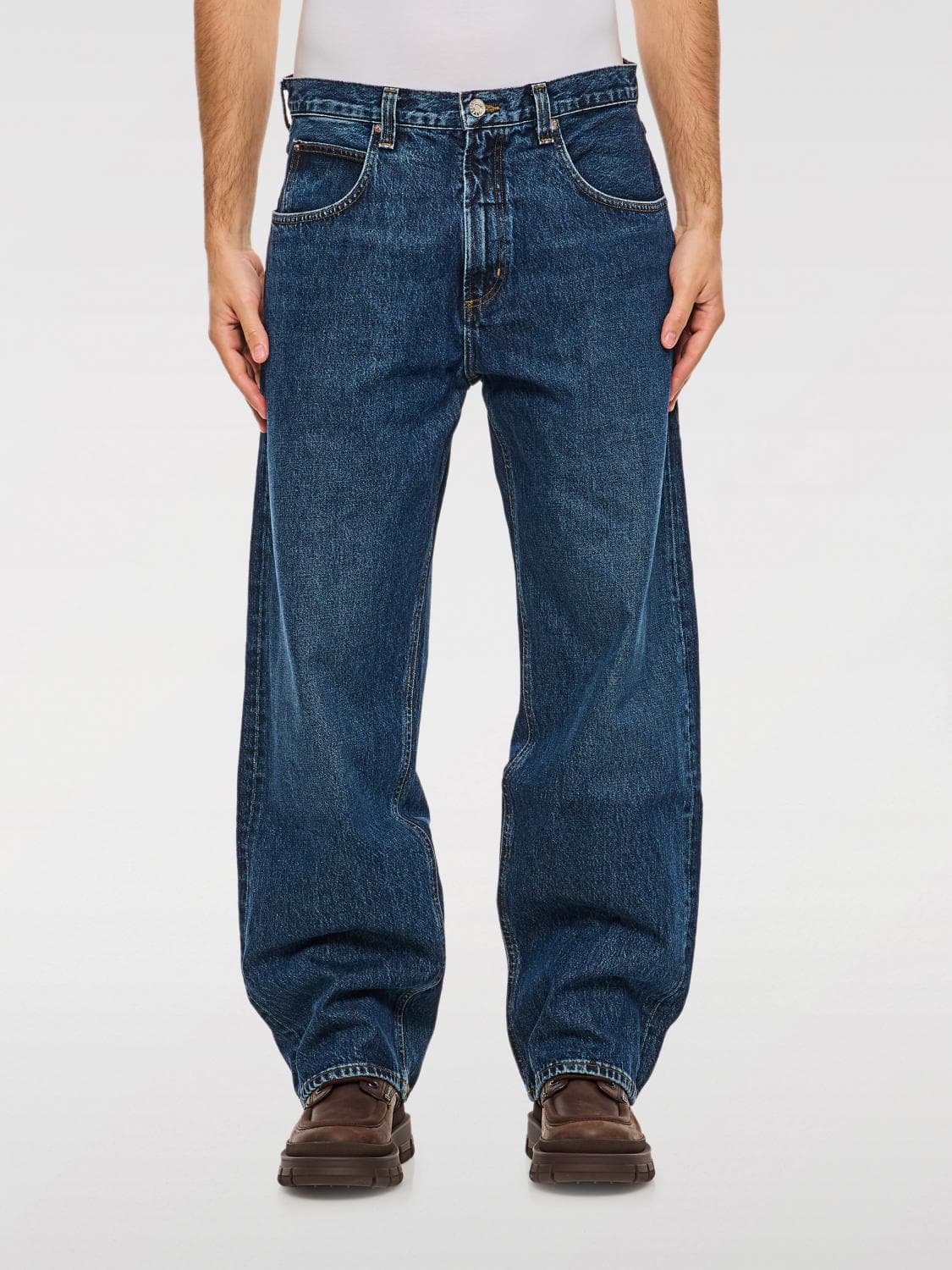 Agolde Jeans Men color Blue