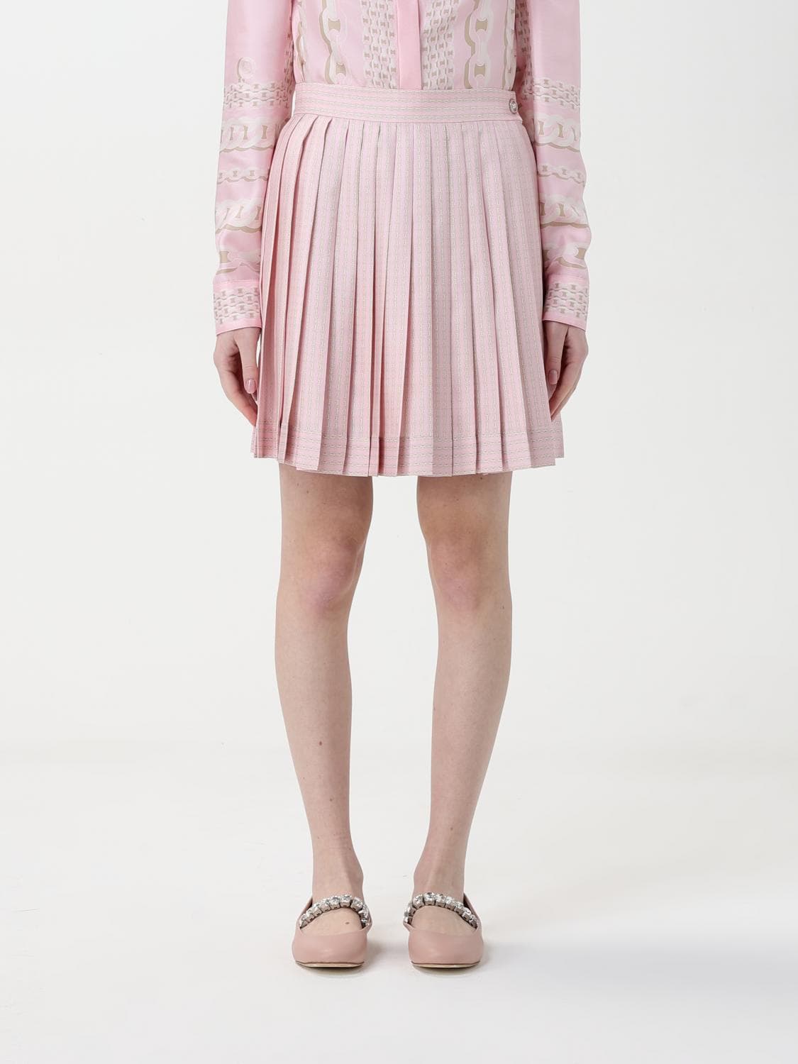 Versace Skirt Woman color Pink · 40