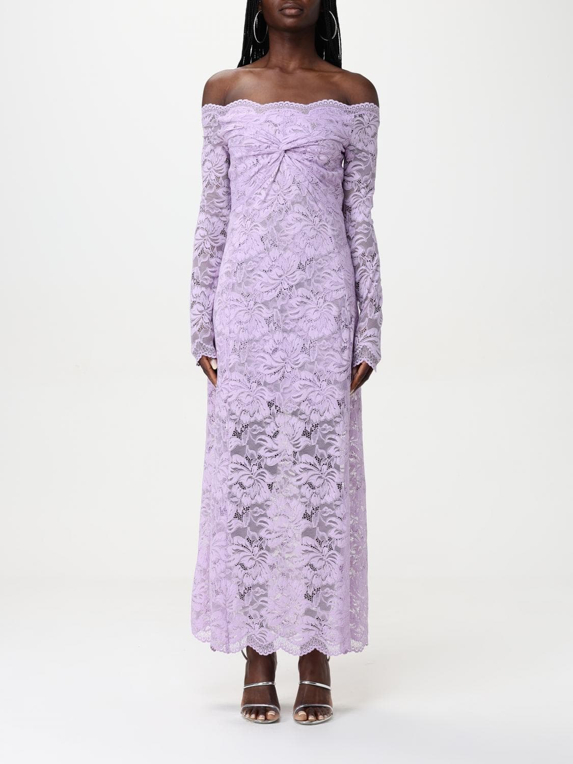 Rabanne Dress Woman color Lavander