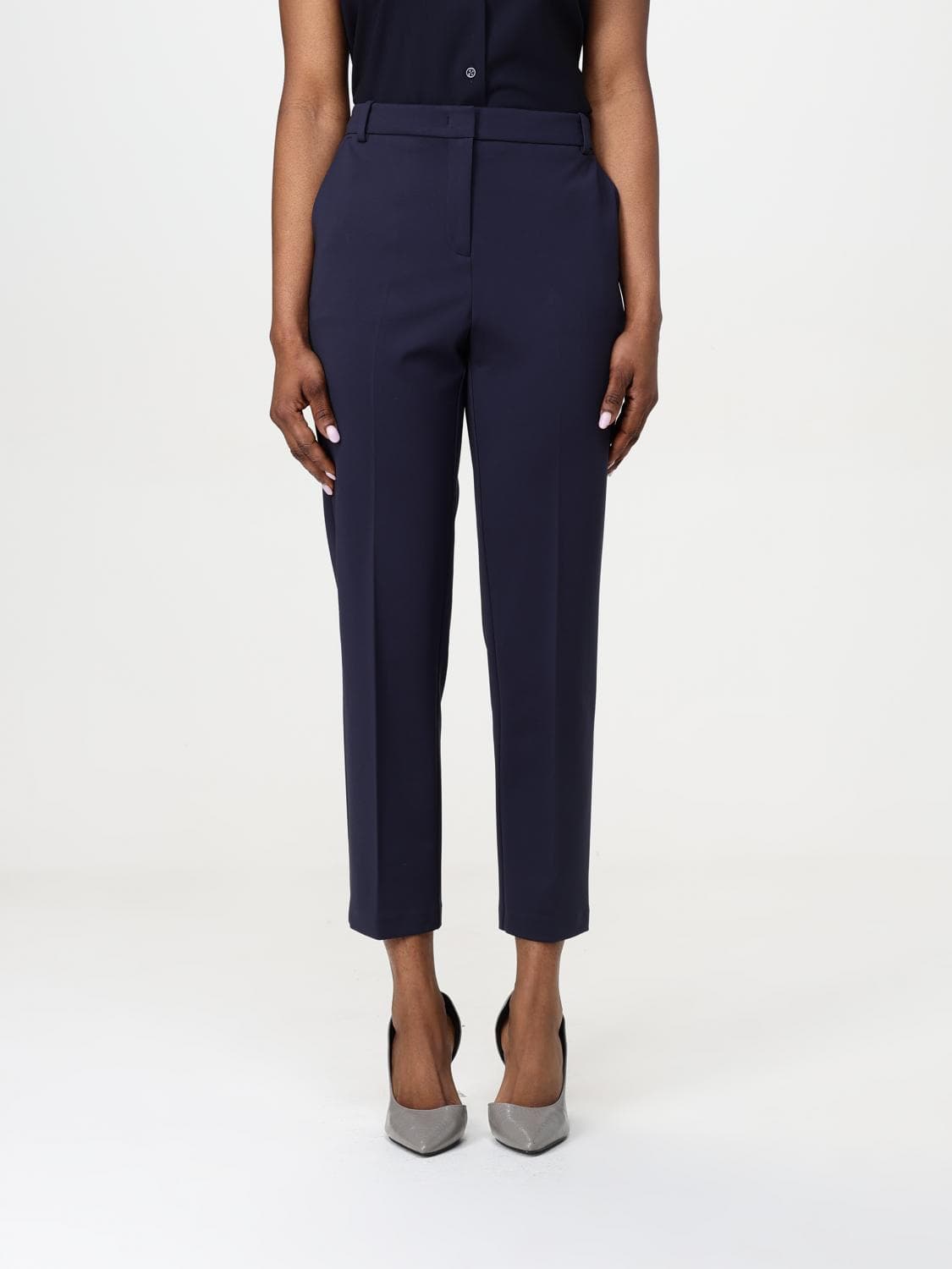 Pinko Pants Woman color Blue