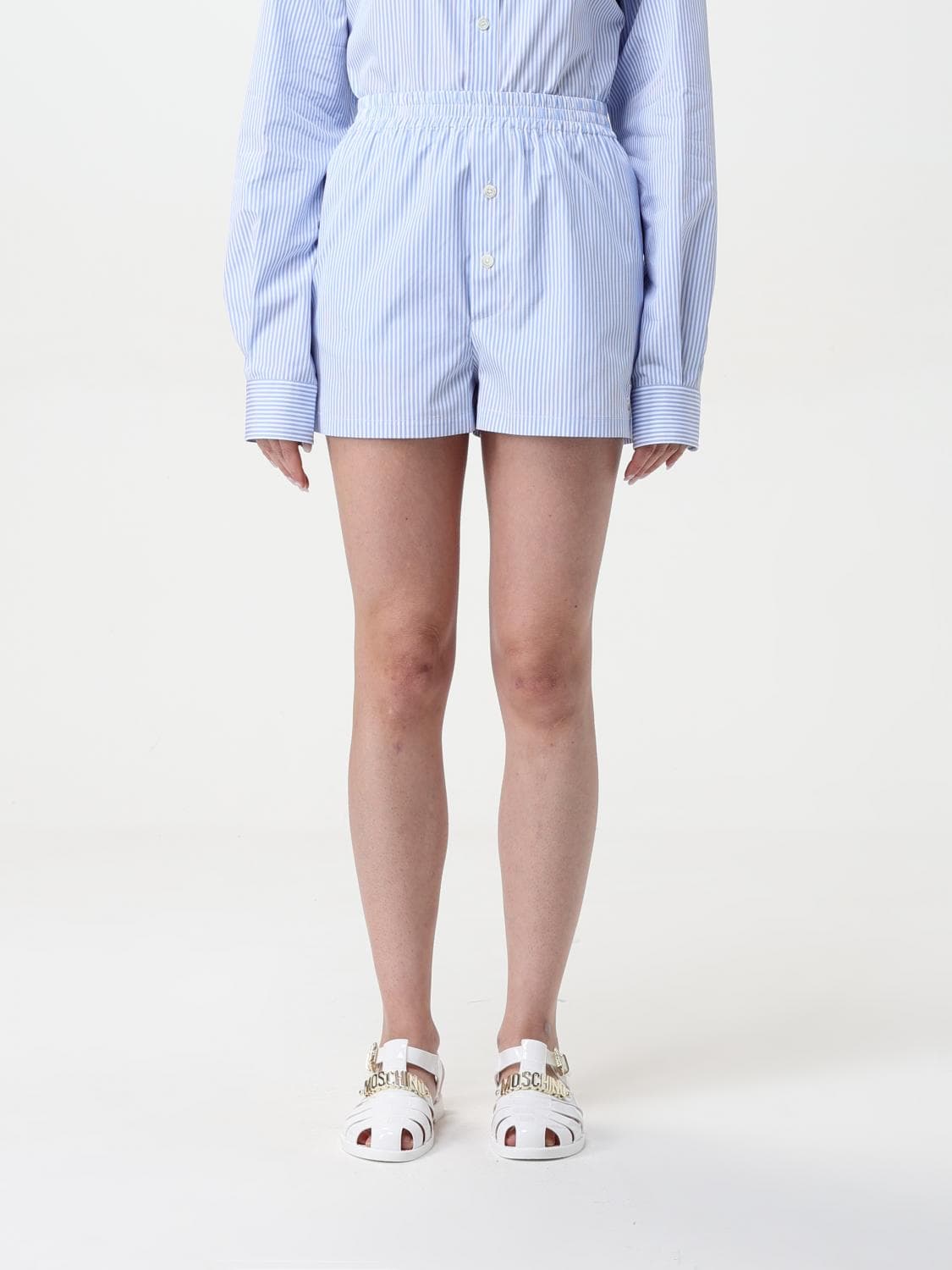 Moschino Couture Shorts Woman color Blue
