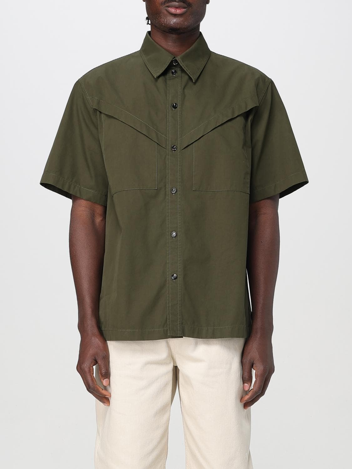 Bottega Veneta Shirt Men color Kaki