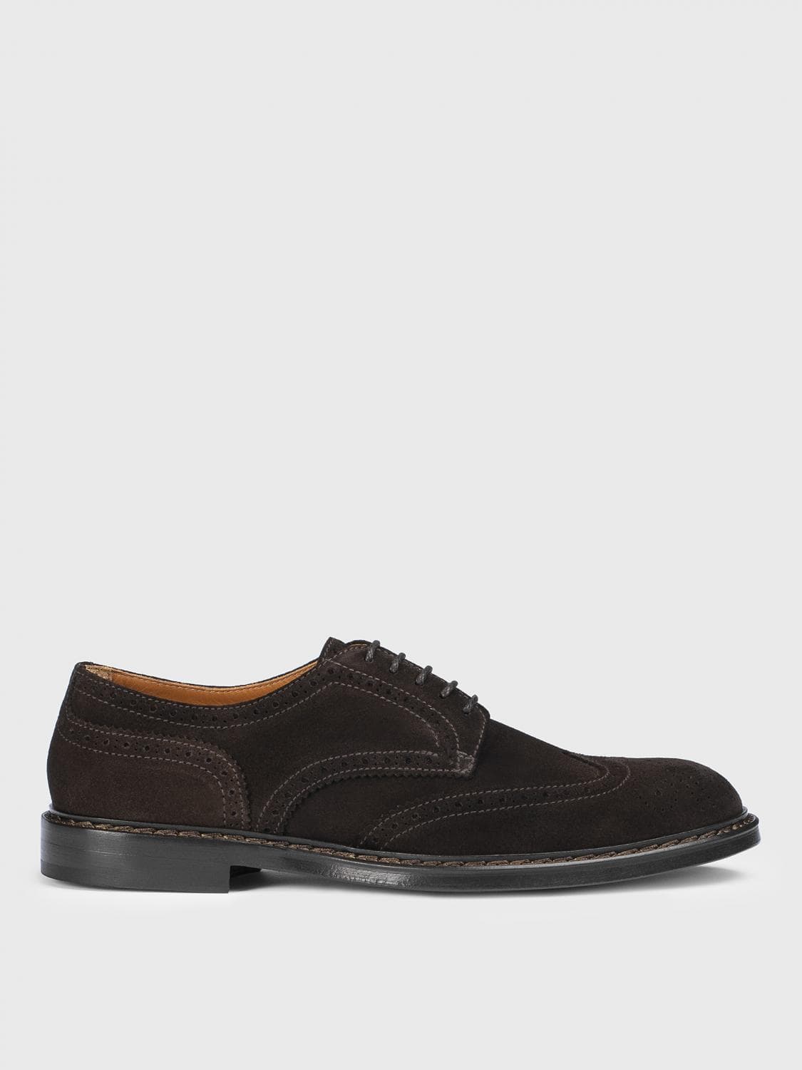 Doucal's Brogue Shoes Men color Earth