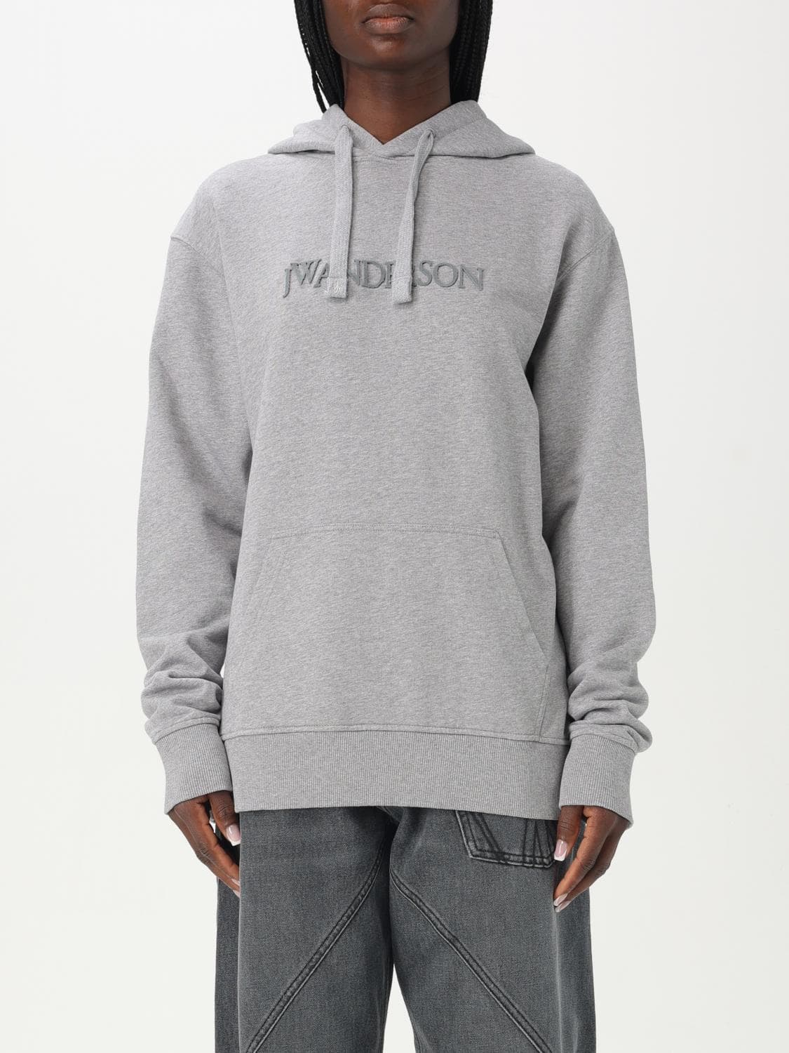 Jw Anderson Sweatshirt Woman color Grey