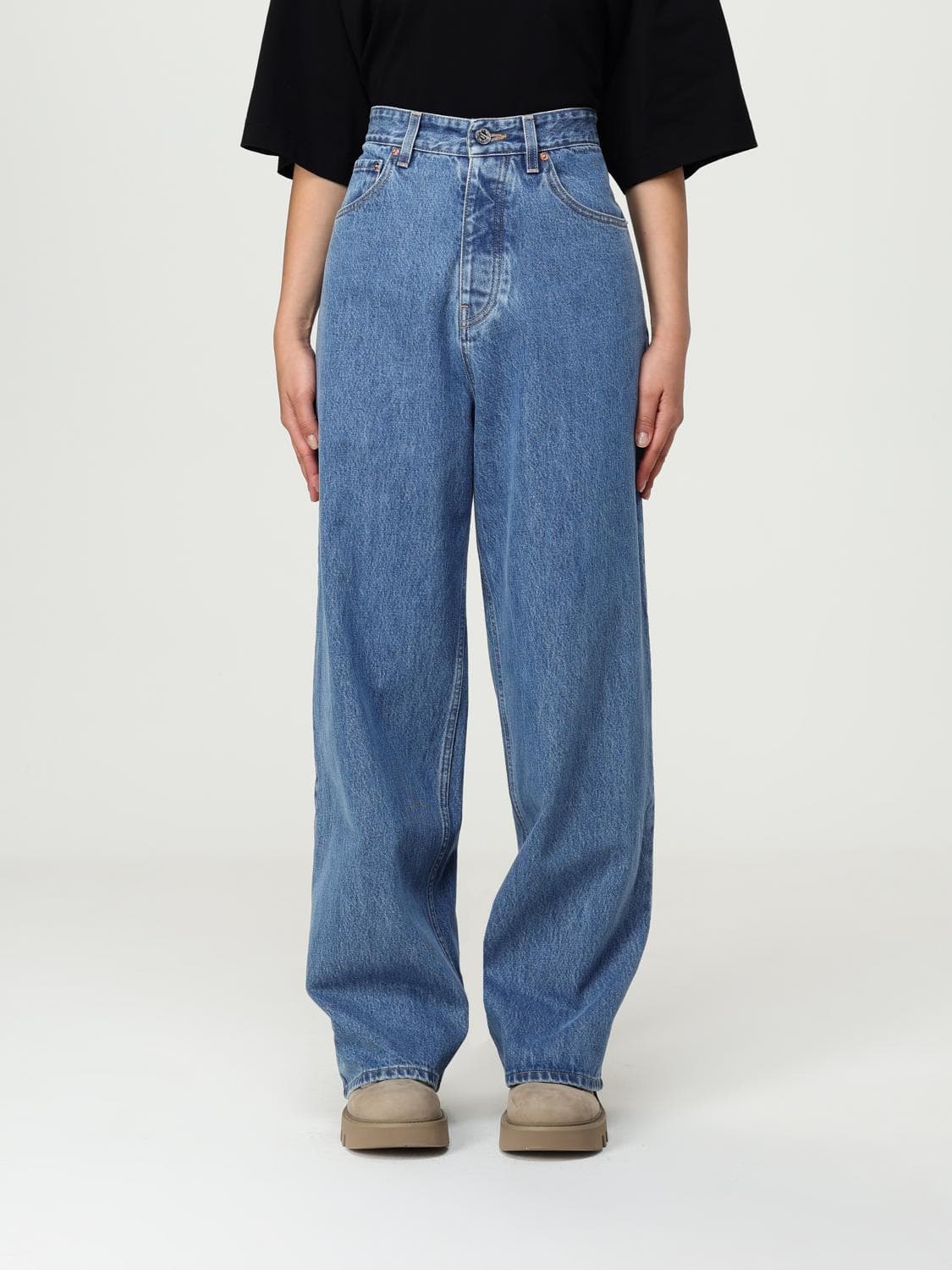 Vetements Jeans Woman color Blue