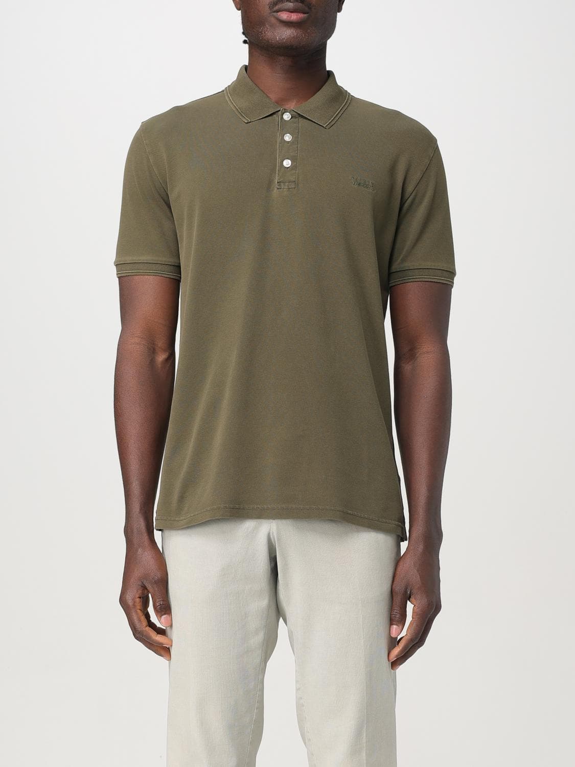 Woolrich Polo Shirt Men color Green