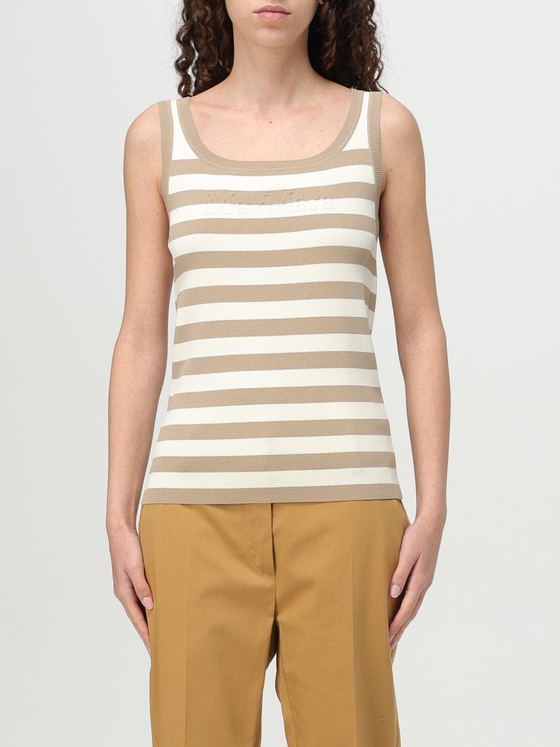 Max Mara Top Woman color Ivory · M