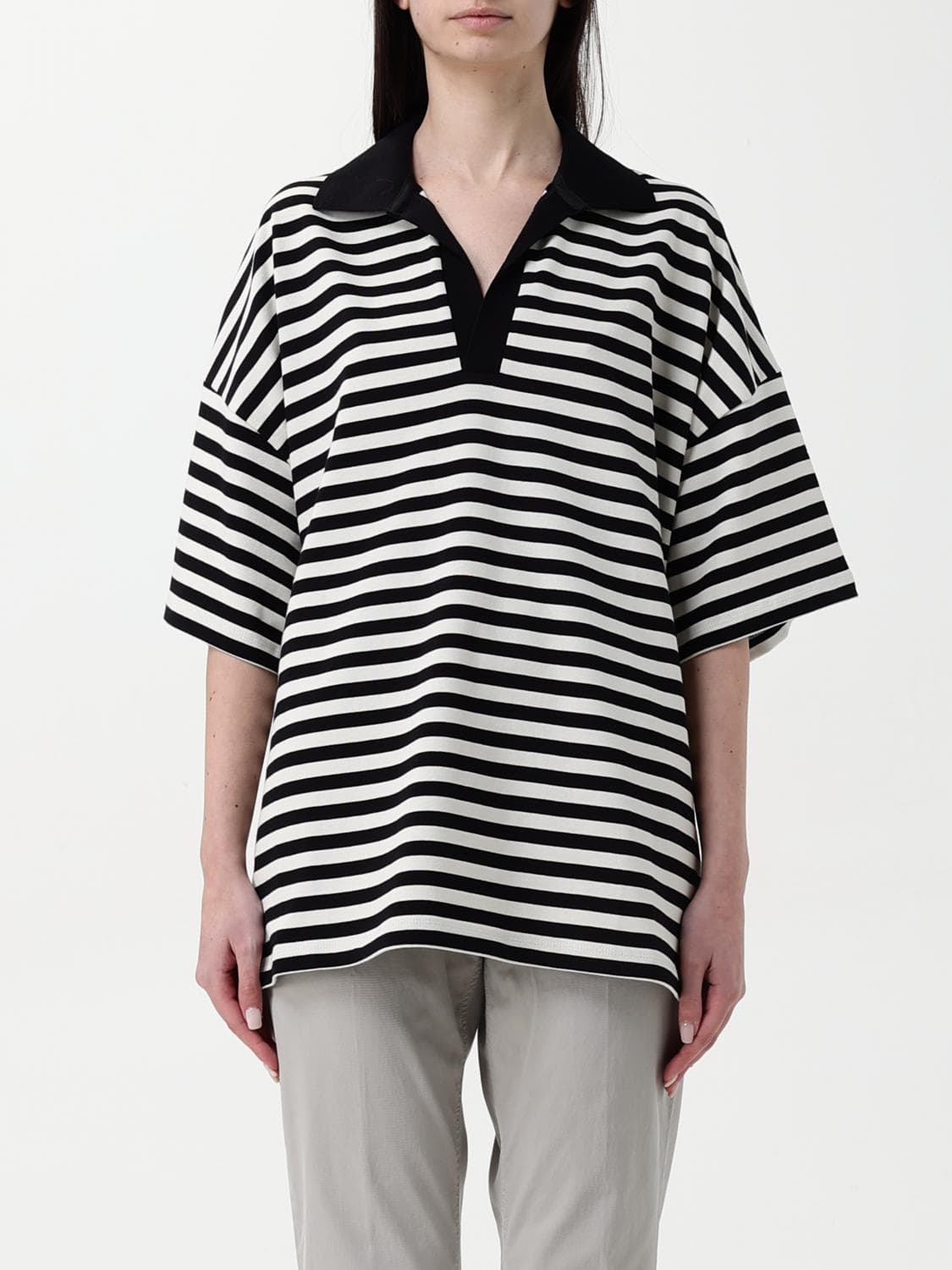 Dondup Polo Shirt Woman color White · M