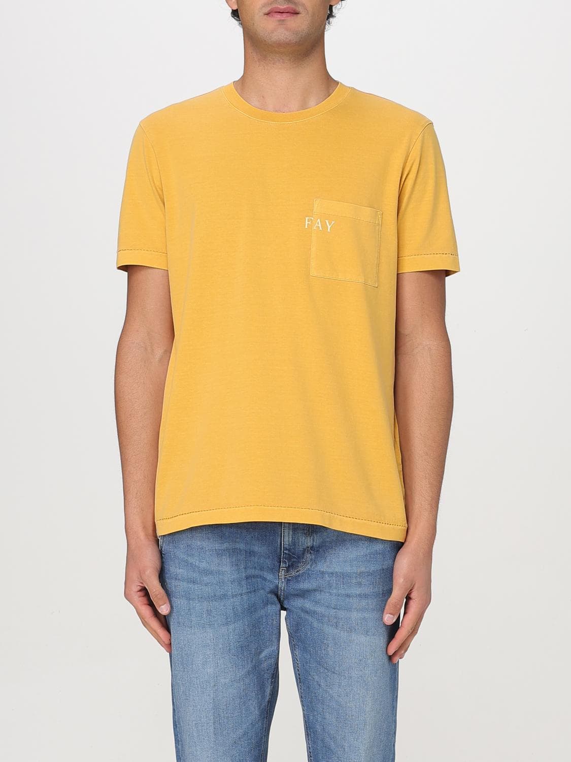 Fay T-Shirt Men color Yellow