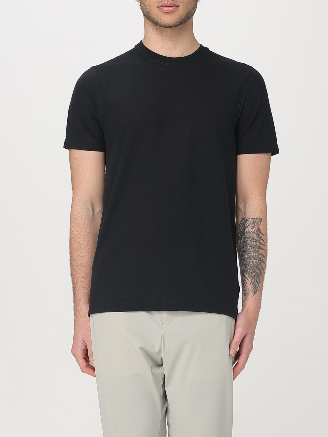 Zanone T-Shirt Men color Black