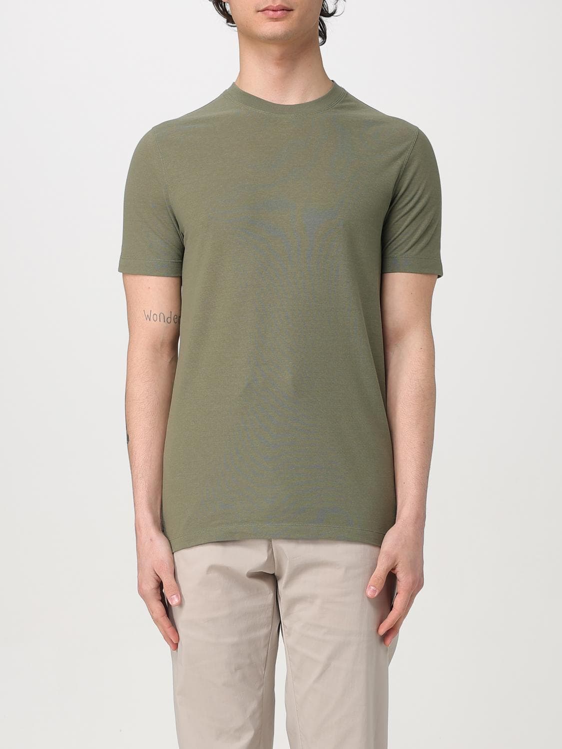 Zanone T-Shirt Men color Green