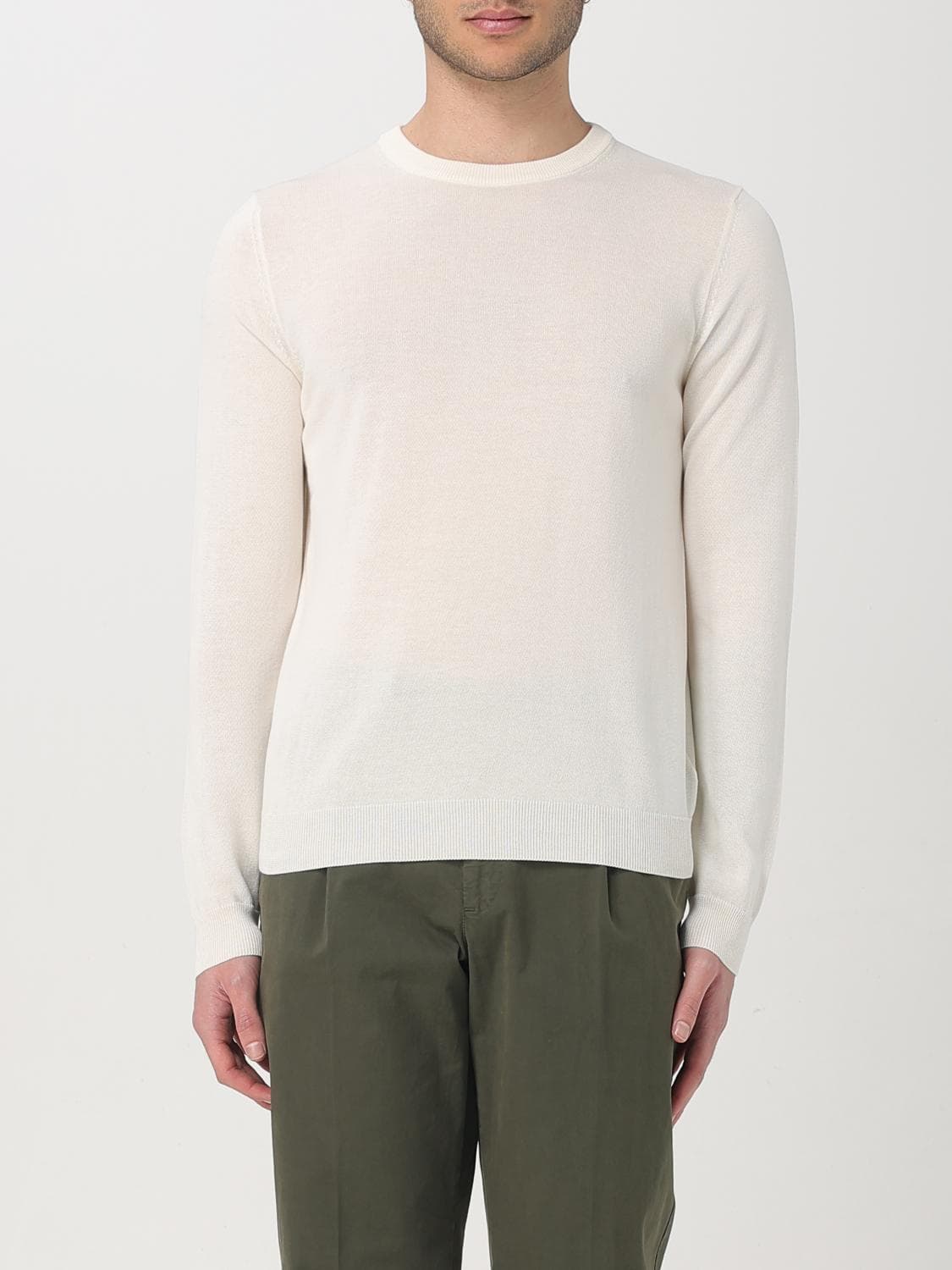 Zanone Sweater Men color Beige · 52