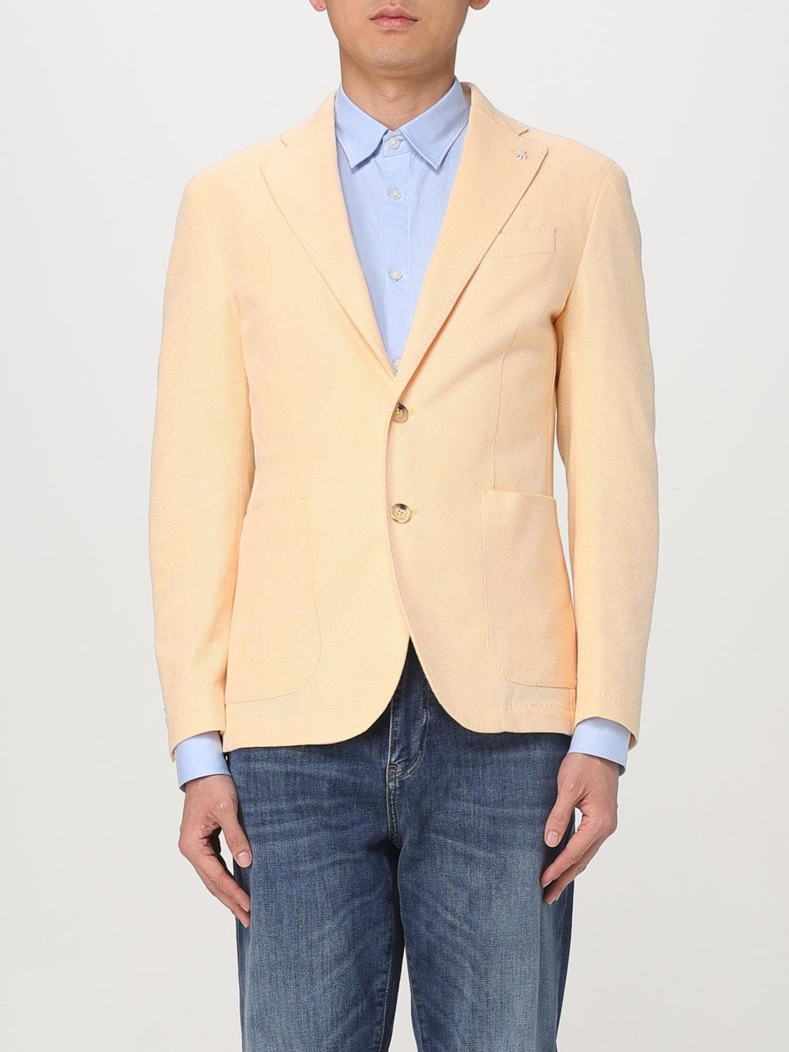 Manuel Ritz Jacket Men color Peach