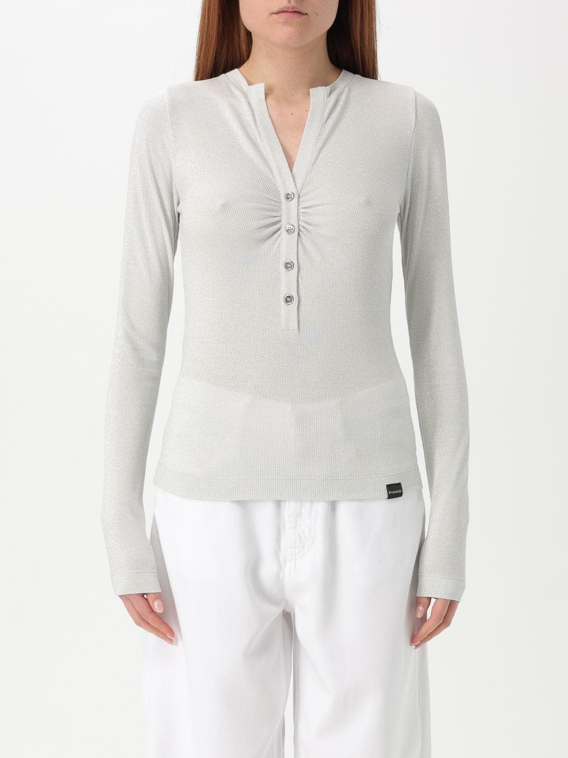 Pinko Sweater Woman color Silver
