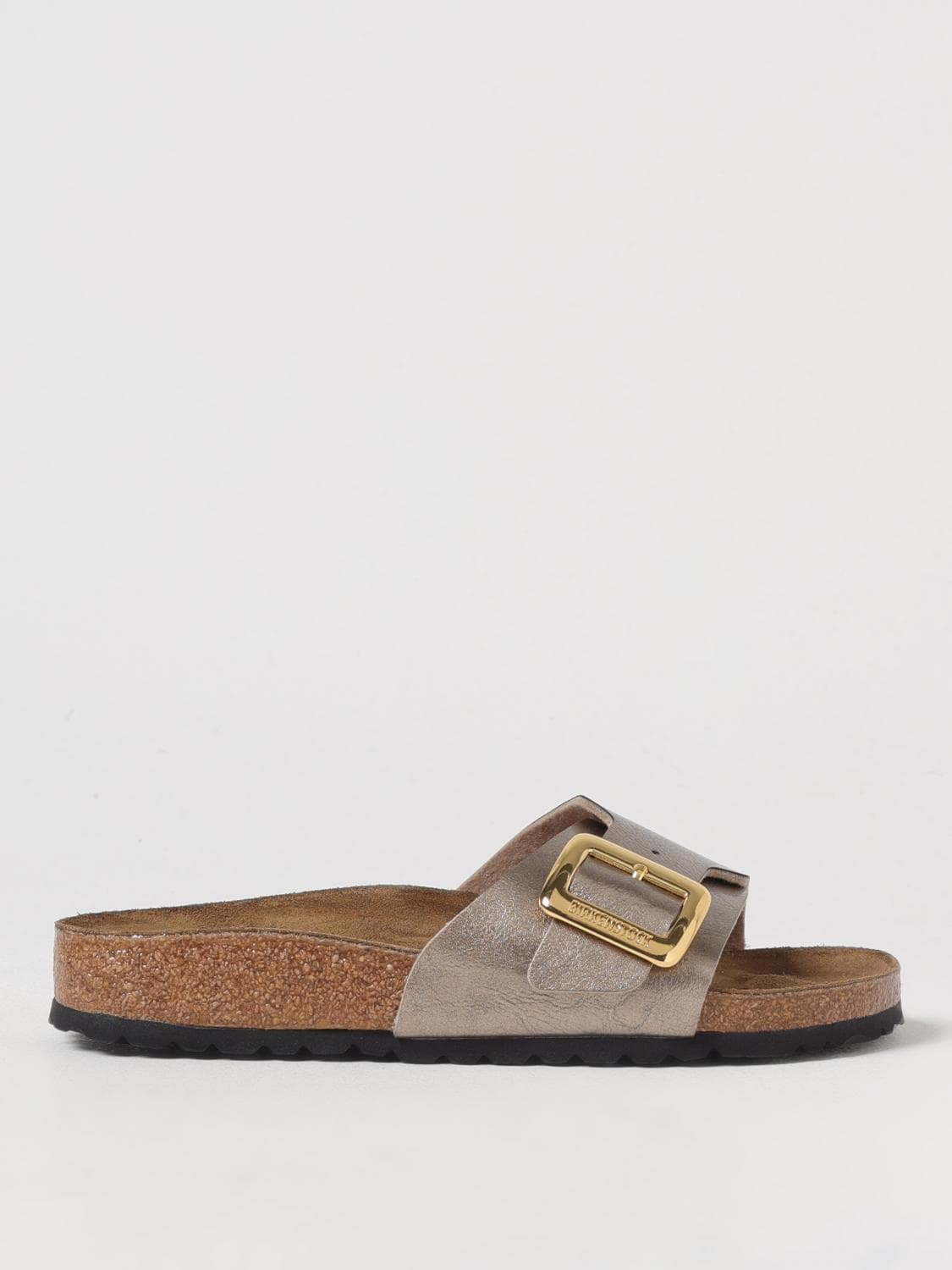 Birkenstock Flat Sandal Woman color Dove Grey