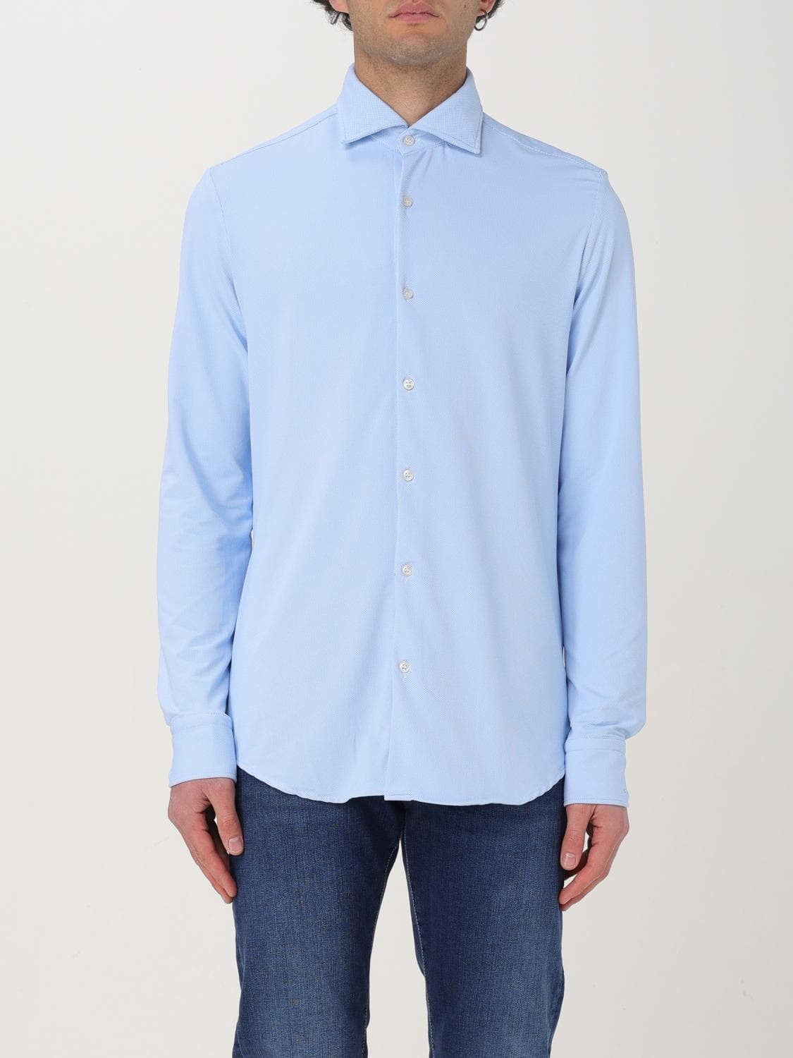 Paul & Shark Shirt Men color Gnawed Blue