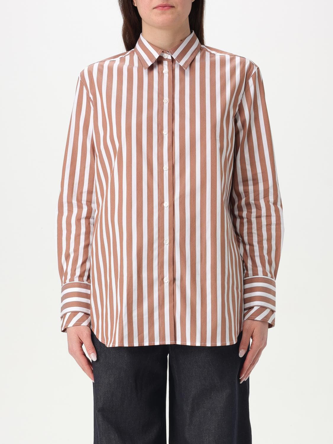 Fay Shirt Woman color Brown