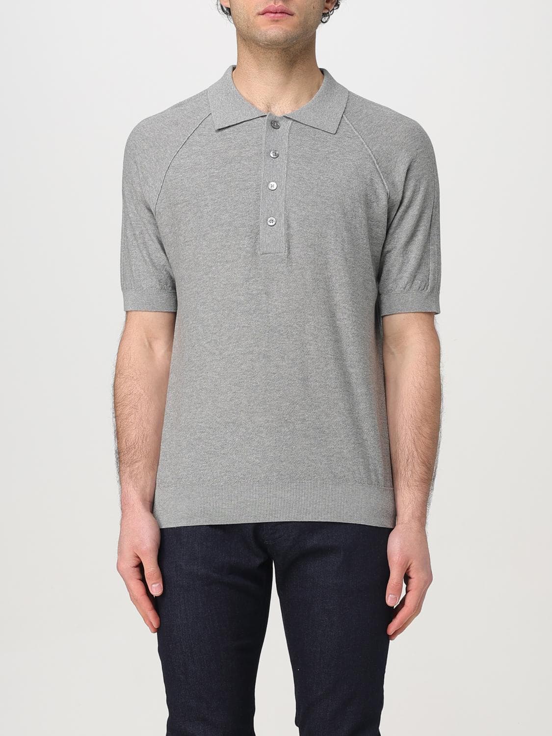 Paolo Pecora Polo Shirt Men color Grey