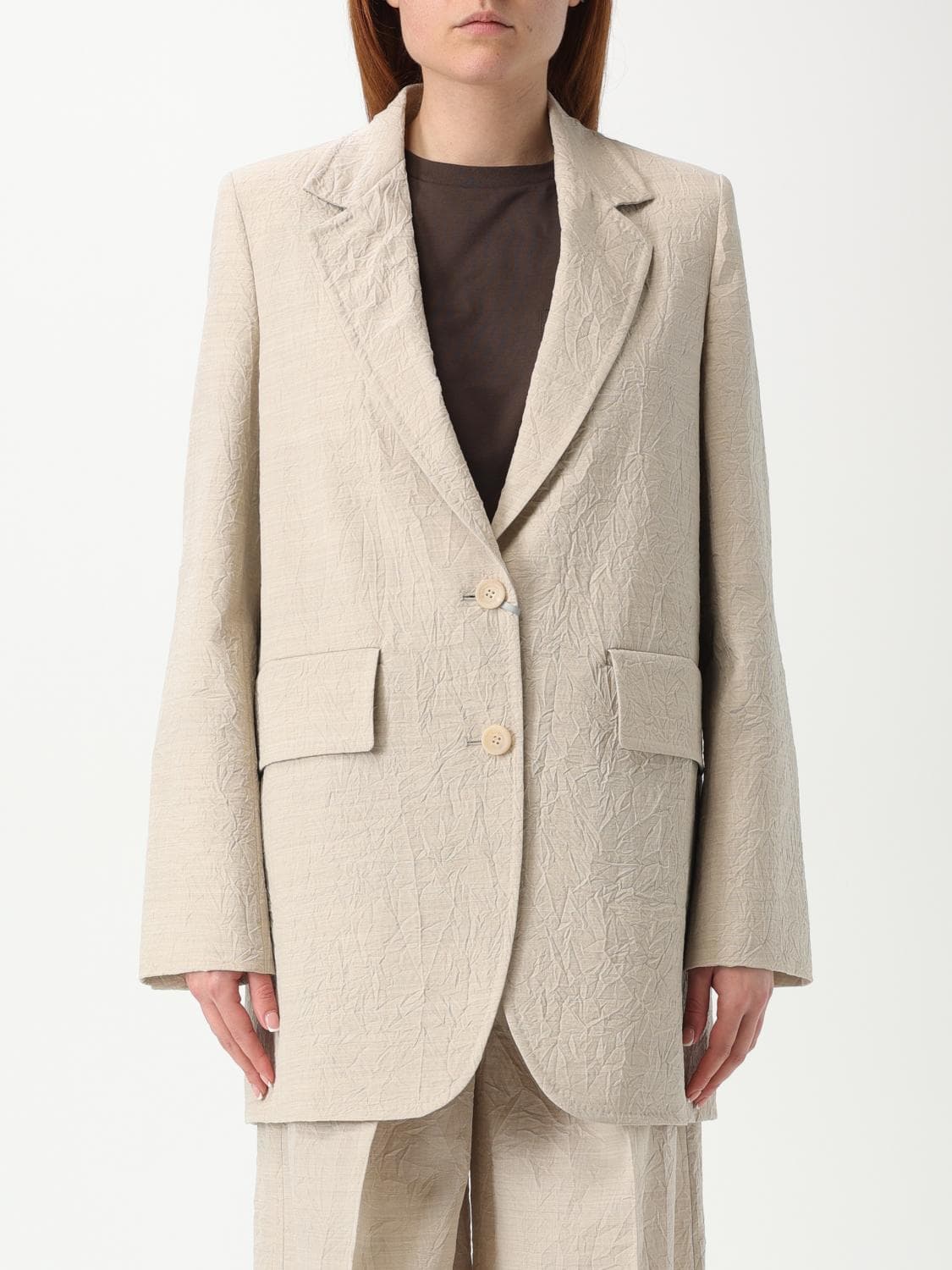 Max Mara Jacket Woman color Beige