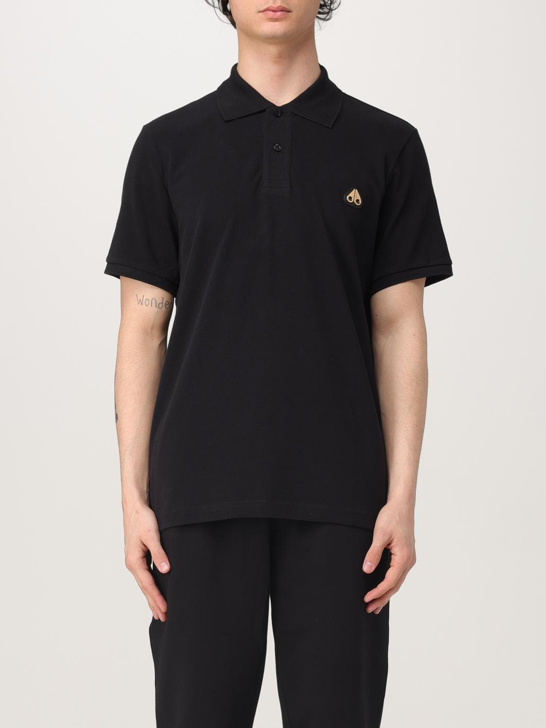 Moose Knuckles Polo Shirt Men color Black