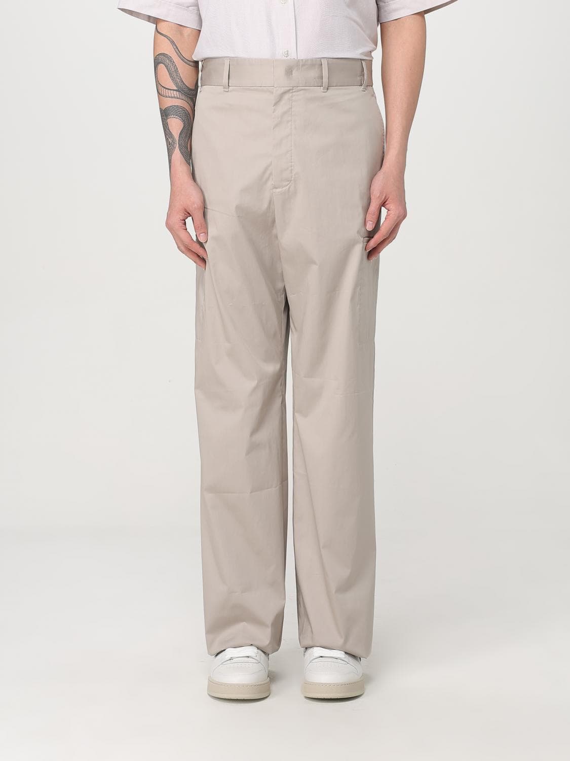 Fendi Pants Men color Grey