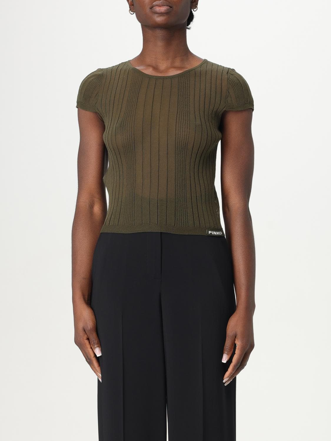 Pinko Sweater Woman color Green