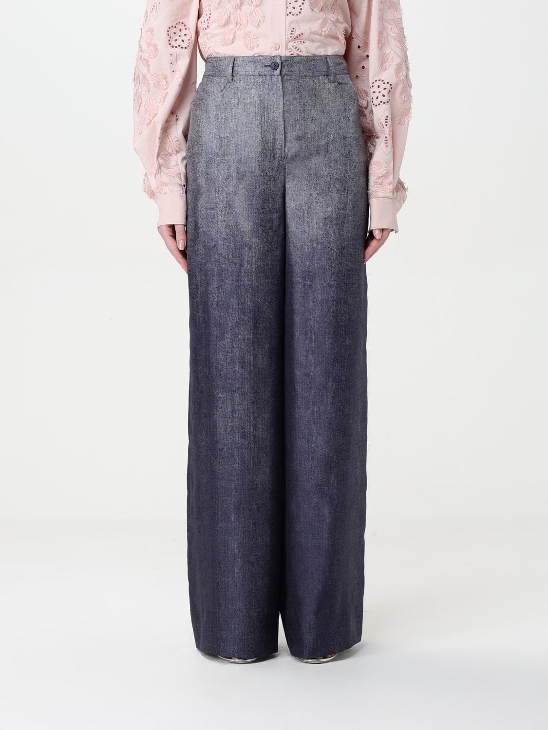 Alberta Ferretti Pants Woman color Multicolor