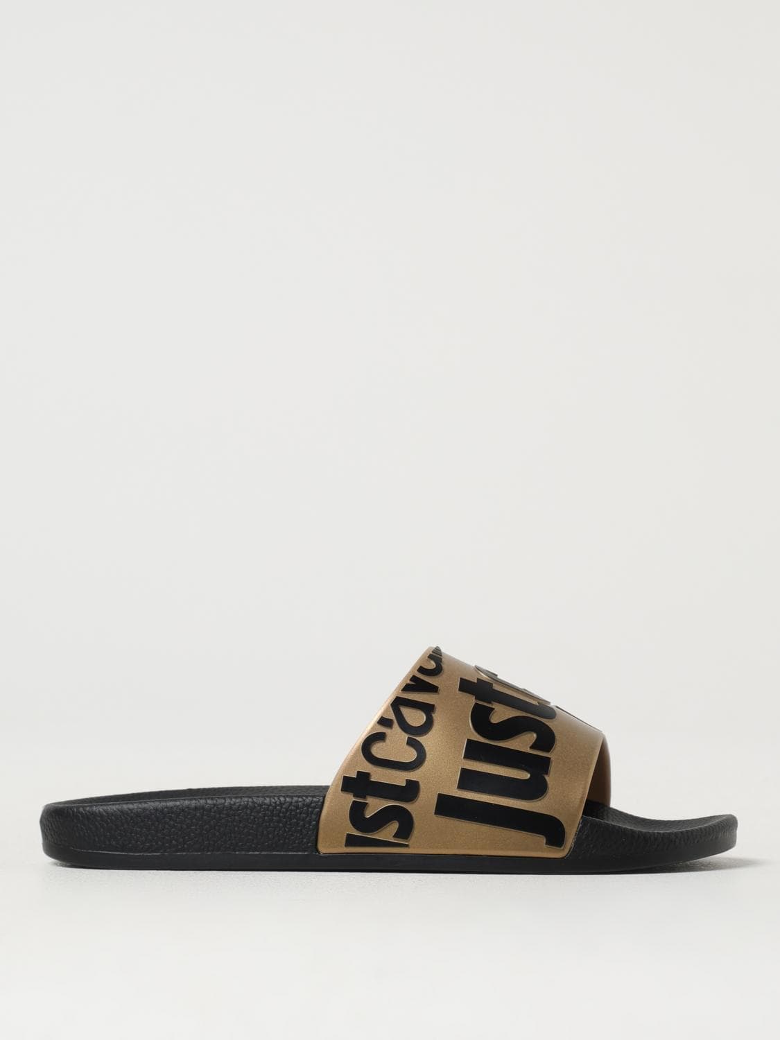 Just Cavalli Flat Sandal Woman color Black