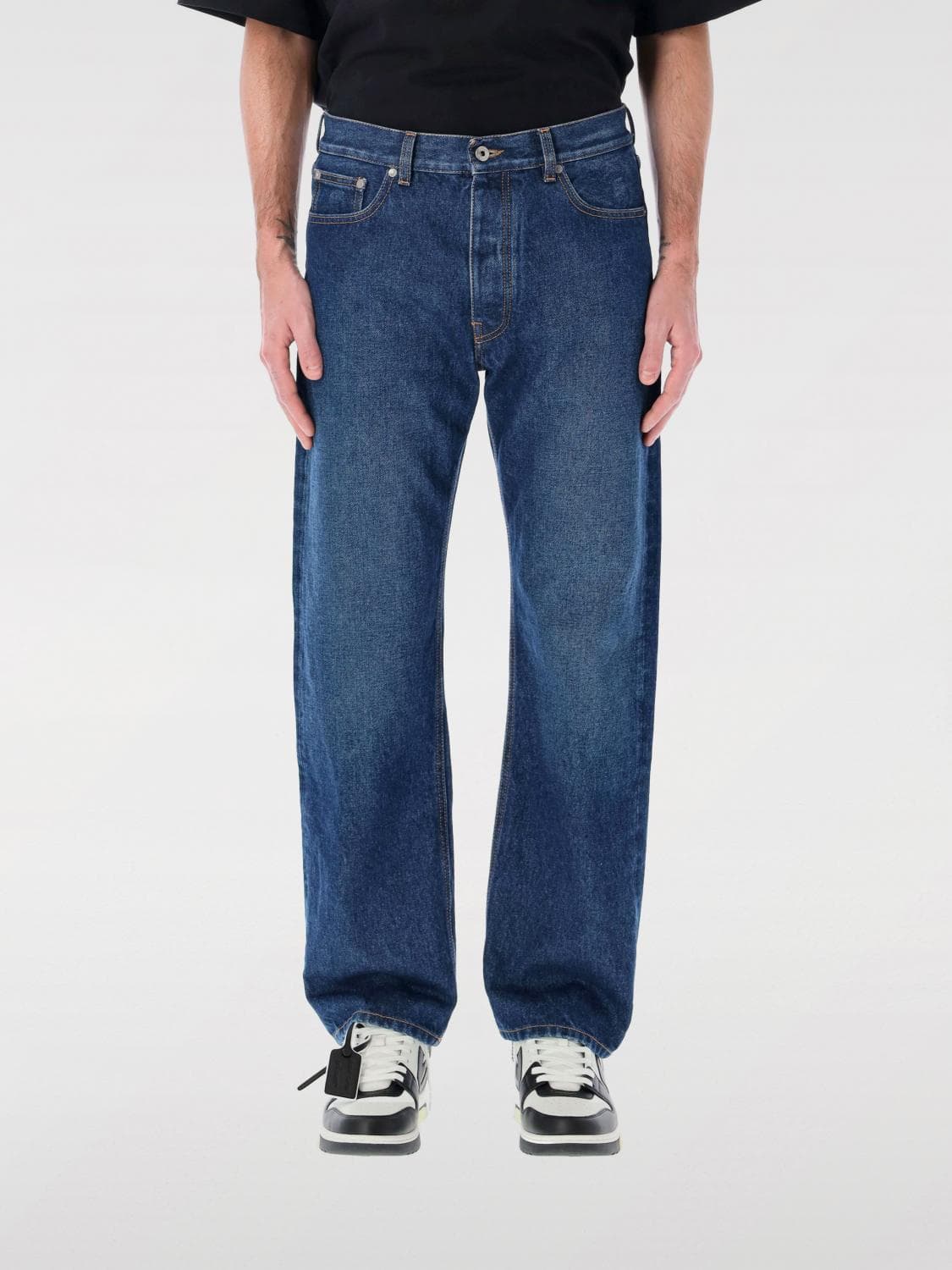 Off-White Jeans Men color Blue