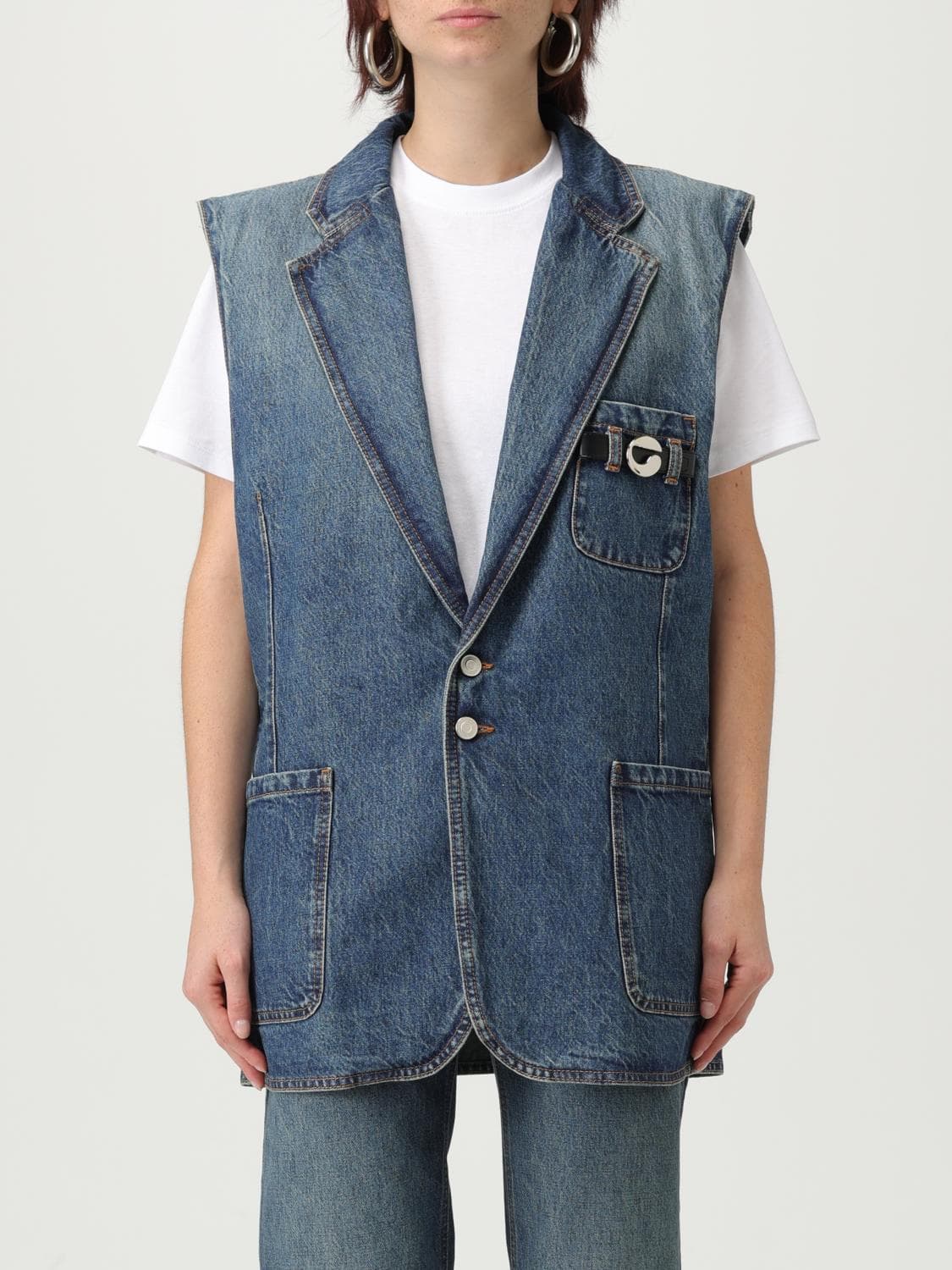 Coperni Waistcoat Woman color Blue