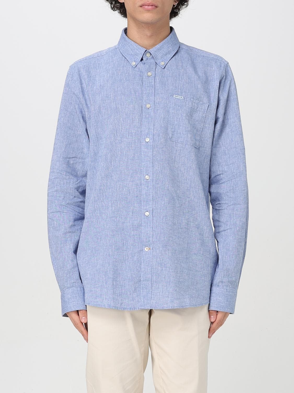 Barbour Shirt Men color Blue 1